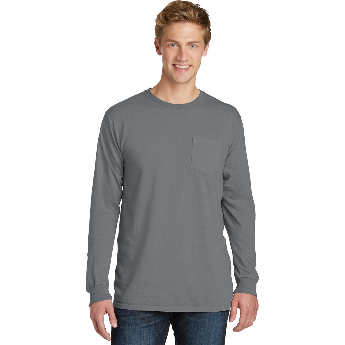 Amethyst T-Shirt - Port & Company - Pocket Tee