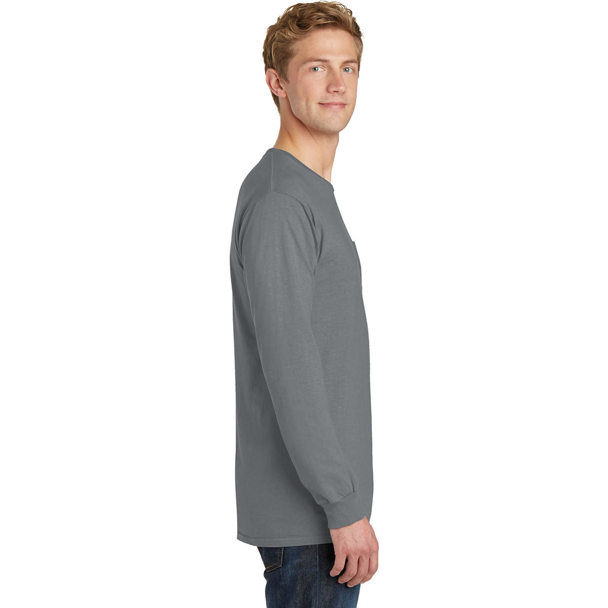 Amethyst T-Shirt - Port & Company - Pocket Tee