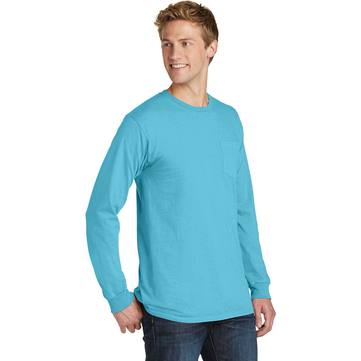 Amethyst T-Shirt - Port & Company - Pocket Tee