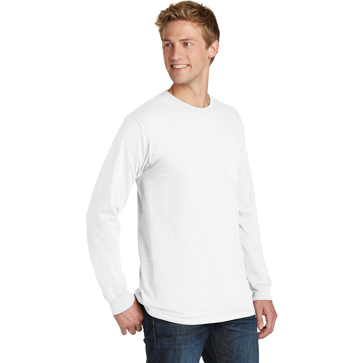 Amethyst T-Shirt - Port & Company - Pocket Tee
