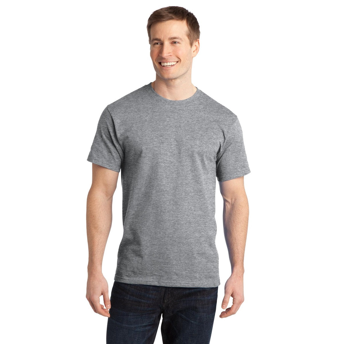 Aquatic Blue T-Shirt - Port & Company - Comfortable Cotton