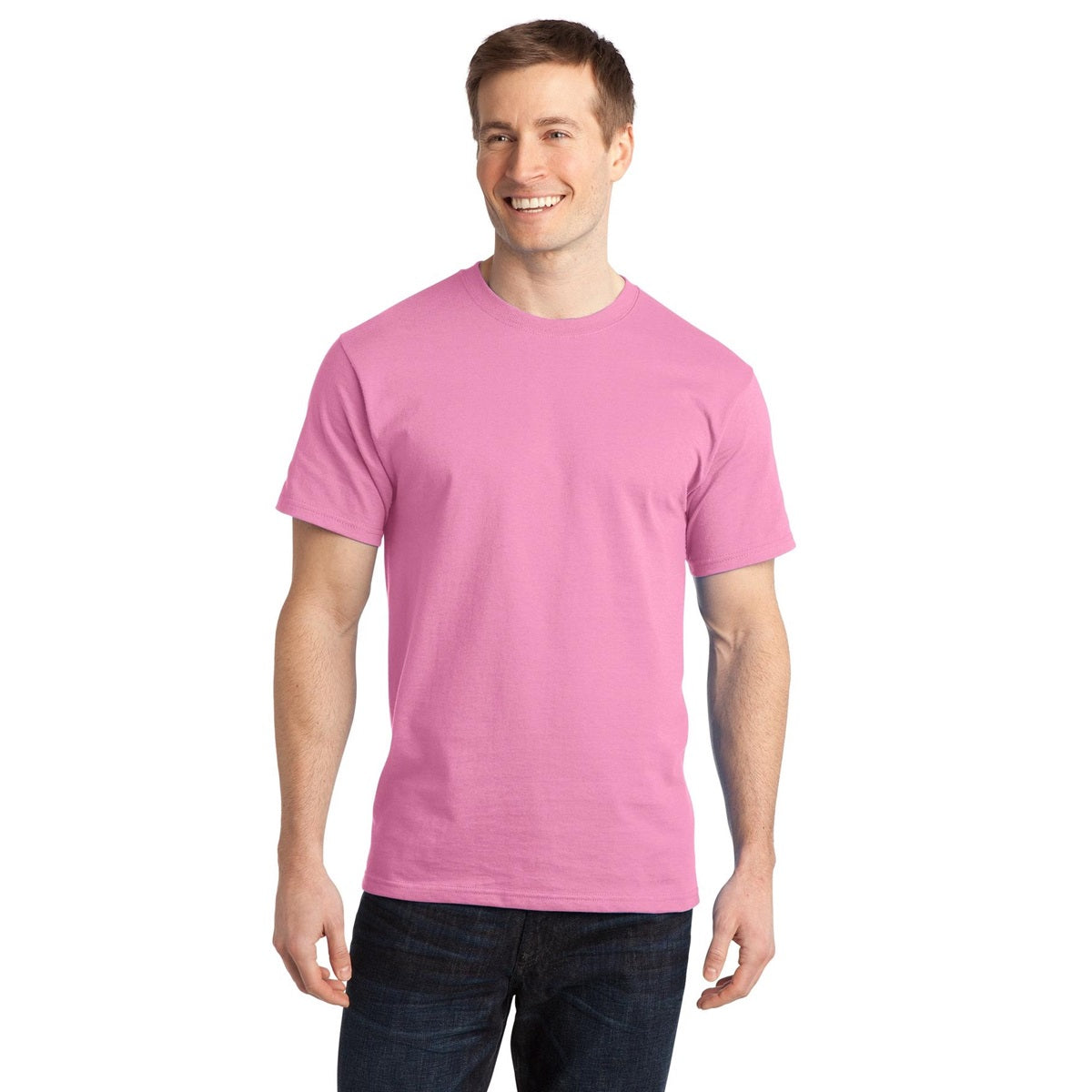 Aquatic Blue T-Shirt - Port & Company - Comfortable Cotton