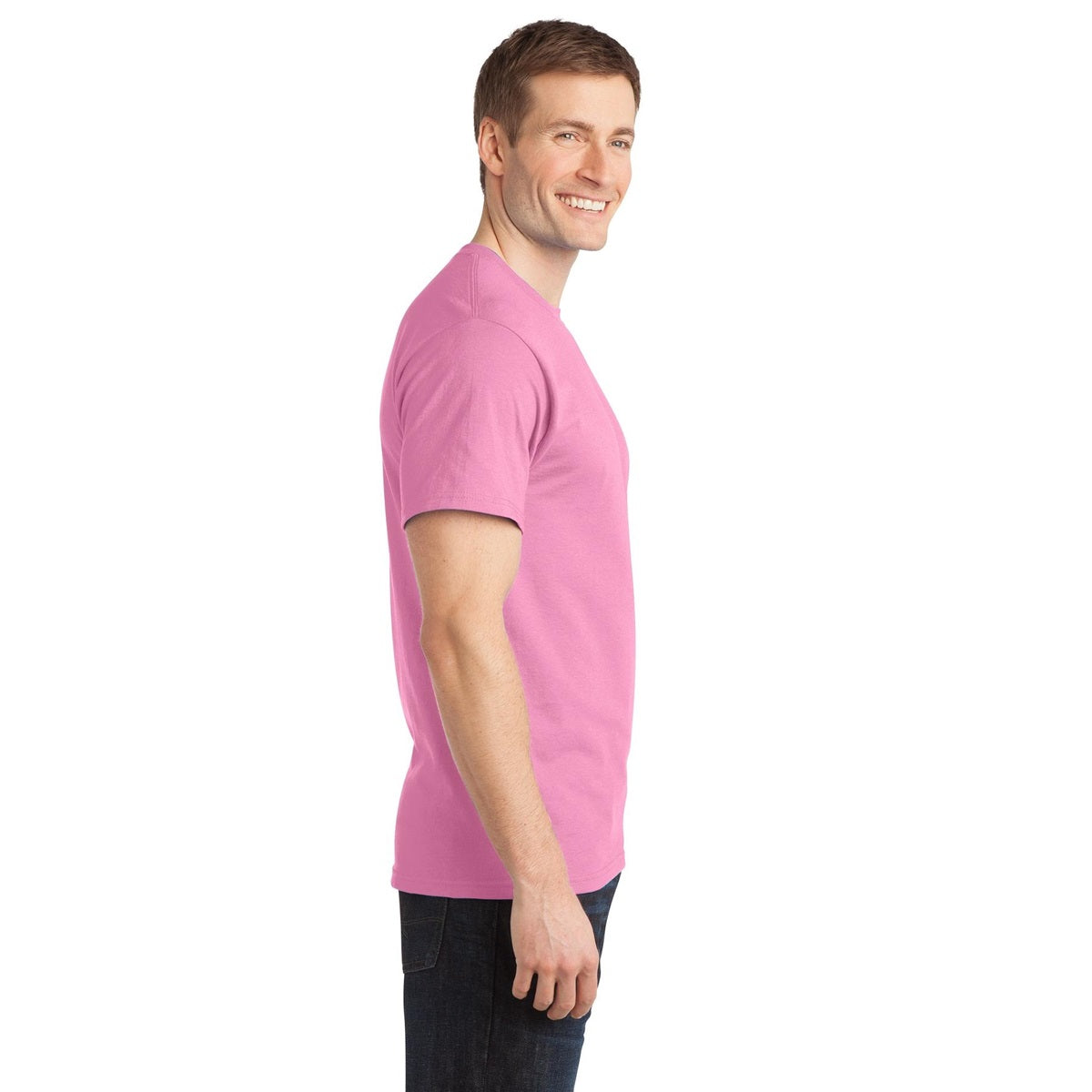Aquatic Blue T-Shirt - Port & Company - Comfortable Cotton