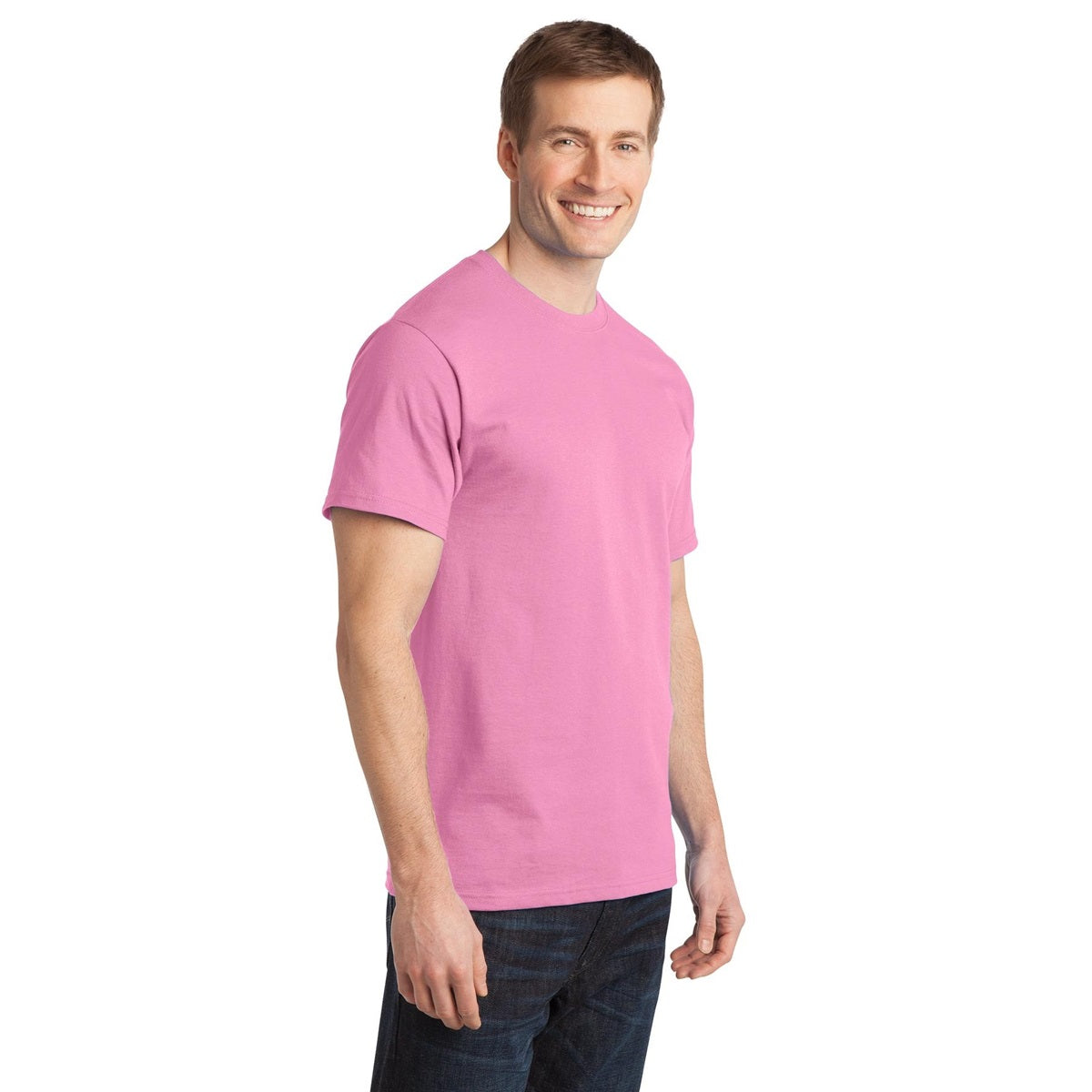 Aquatic Blue T-Shirt - Port & Company - Comfortable Cotton