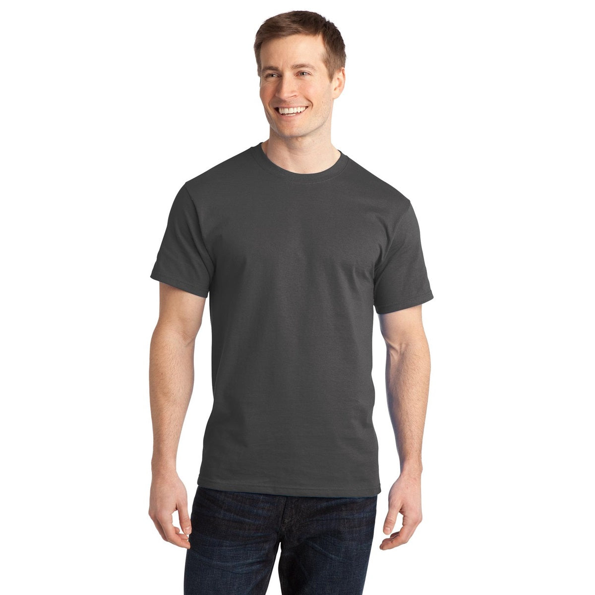 Aquatic Blue T-Shirt - Port & Company - Comfortable Cotton