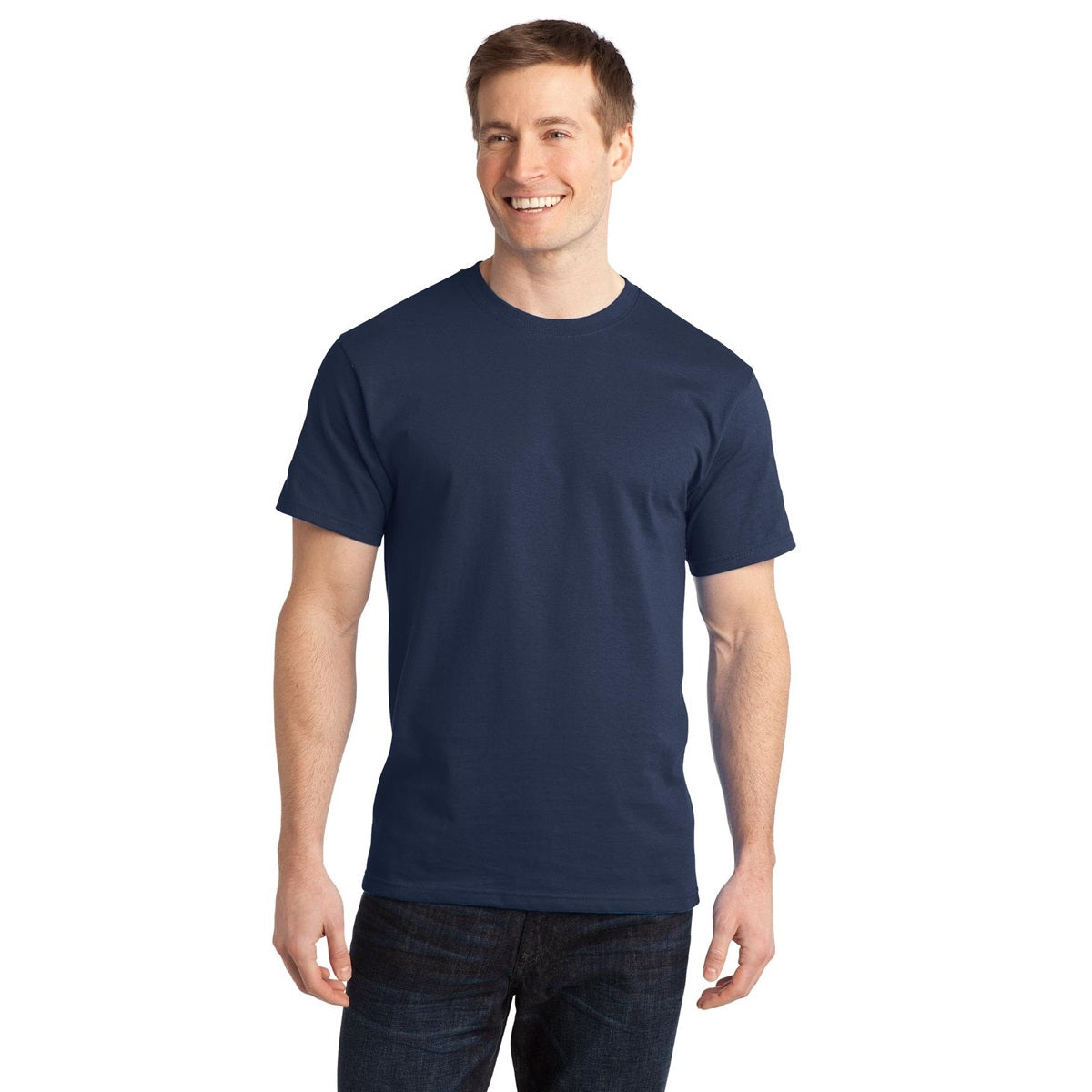 Aquatic Blue T-Shirt - Port & Company - Comfortable Cotton