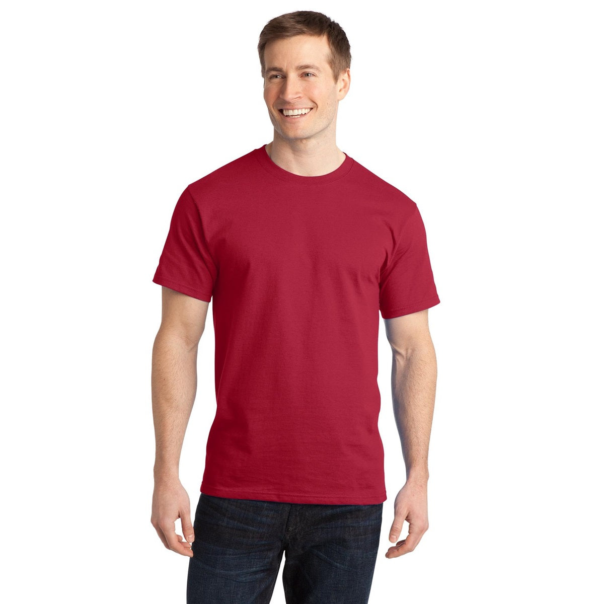 Aquatic Blue T-Shirt - Port & Company - Comfortable Cotton