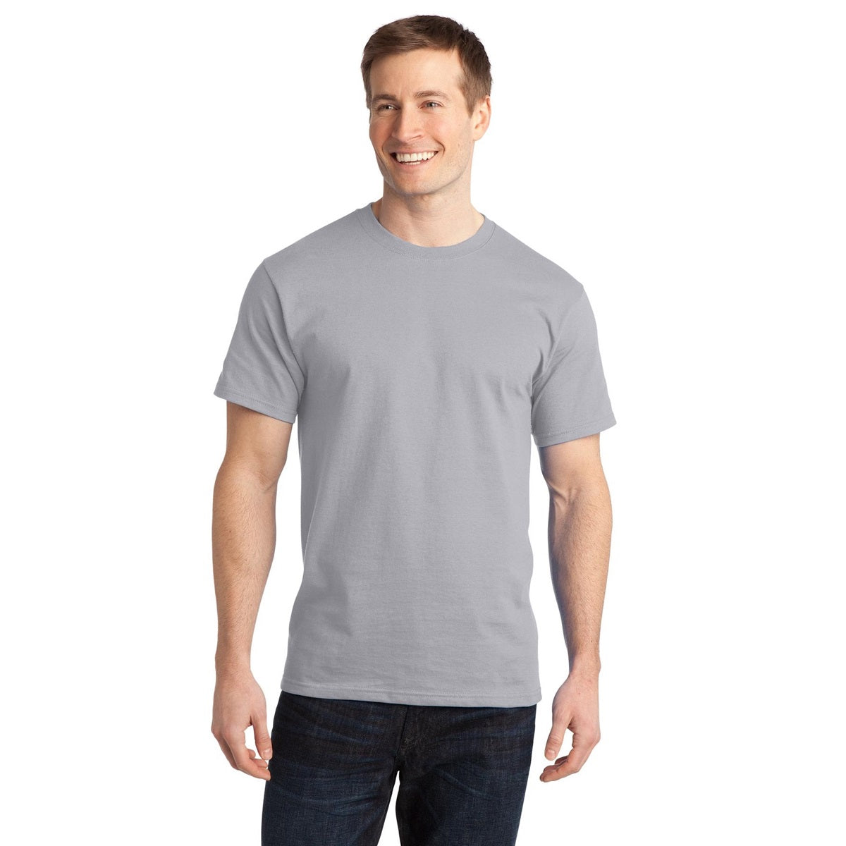 Aquatic Blue T-Shirt - Port & Company - Comfortable Cotton