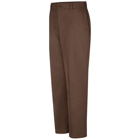 Brown Pants - Red Kap - Wrinkle-Resistant Cotton