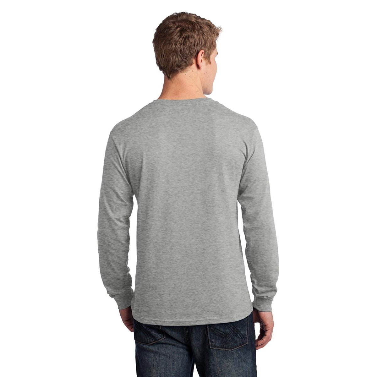 Heather Navy T-Shirts - Port & Company - Soft Cotton