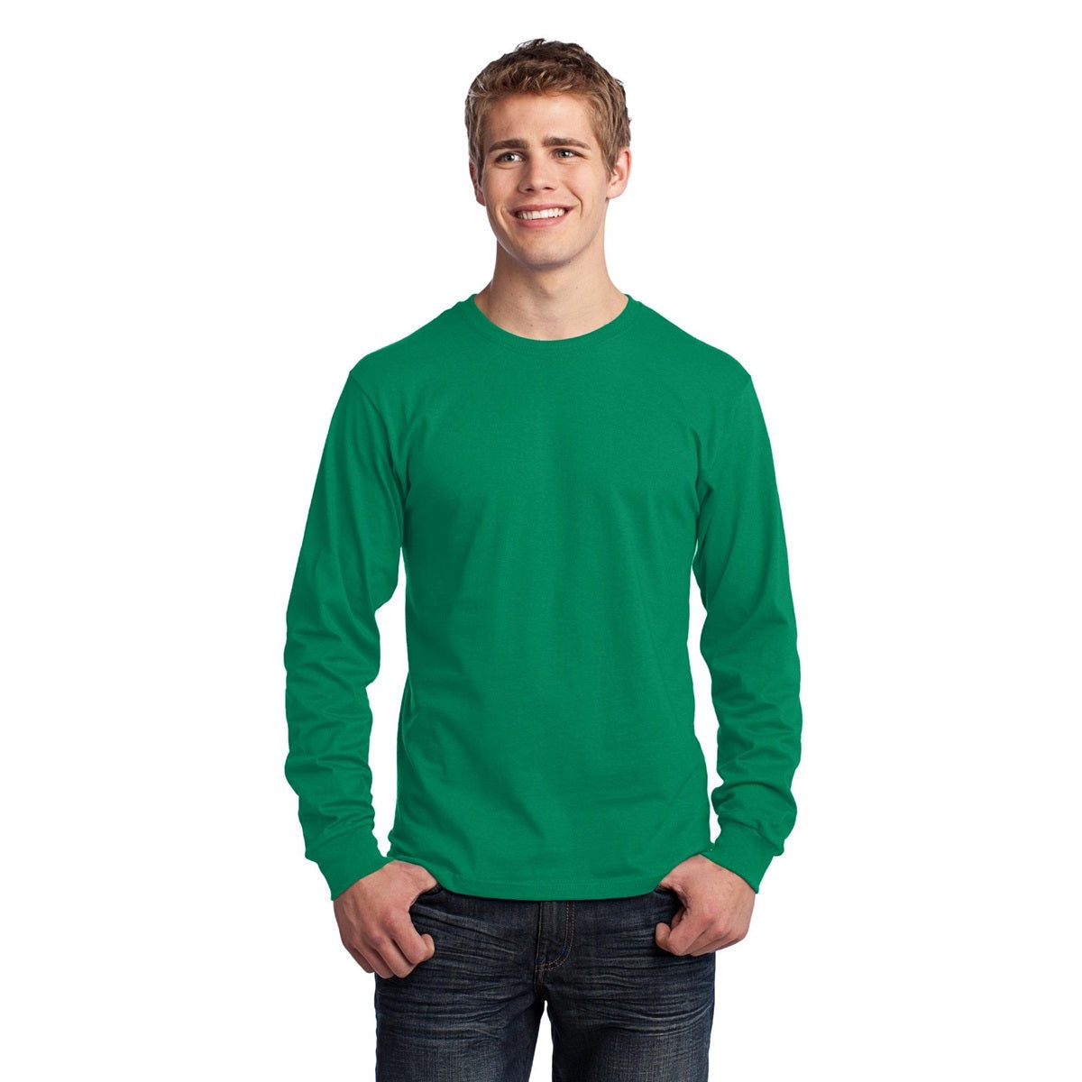 Heather Navy T-Shirts - Port & Company - Soft Cotton