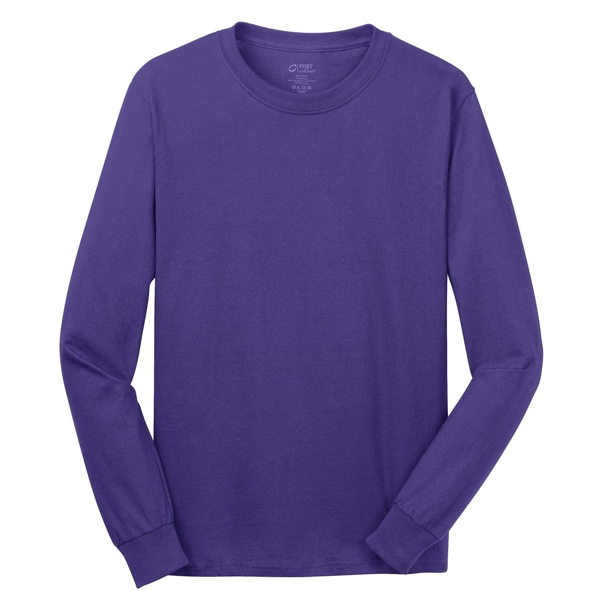 Heather Navy T-Shirts - Port & Company - Soft Cotton
