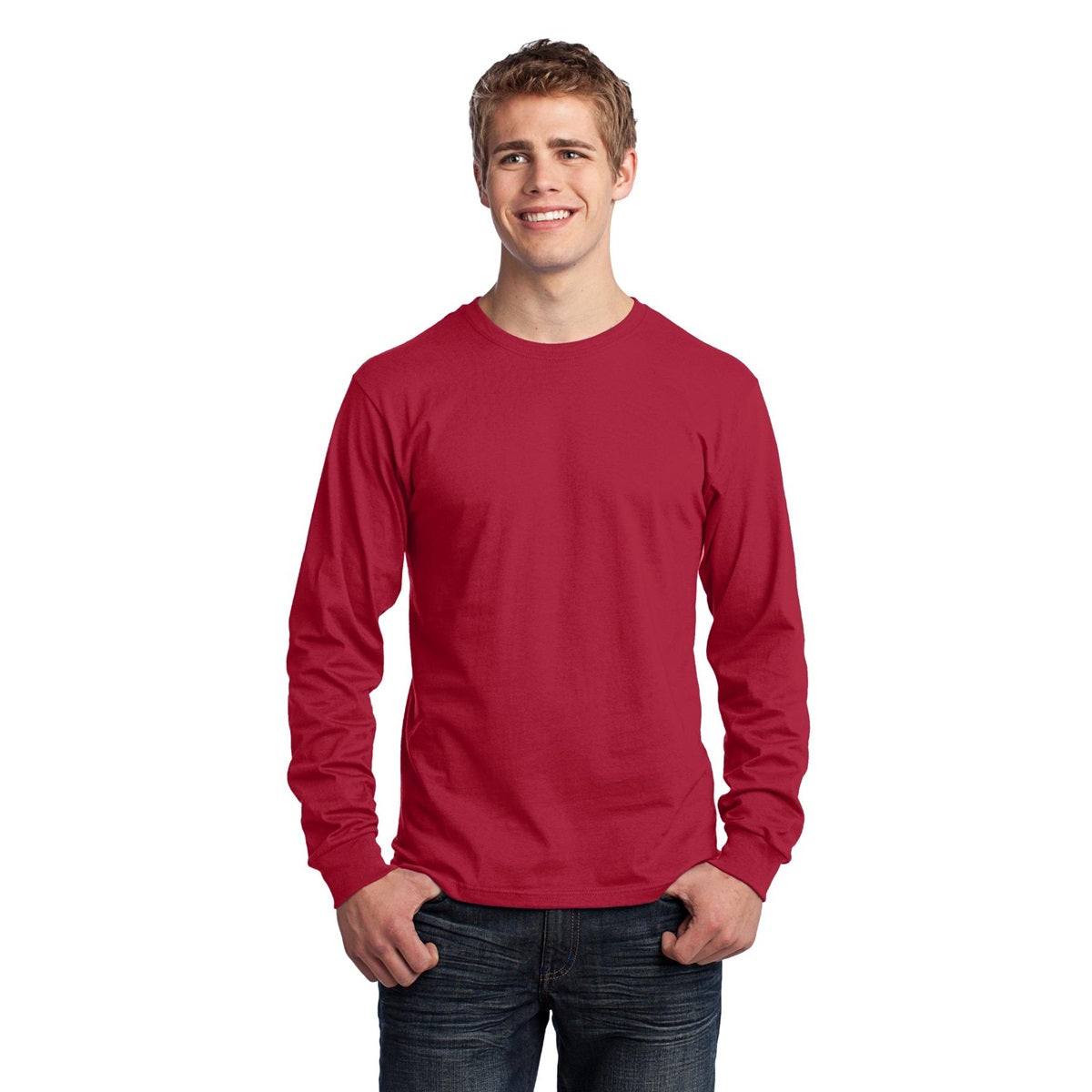 Heather Navy T-Shirts - Port & Company - Soft Cotton