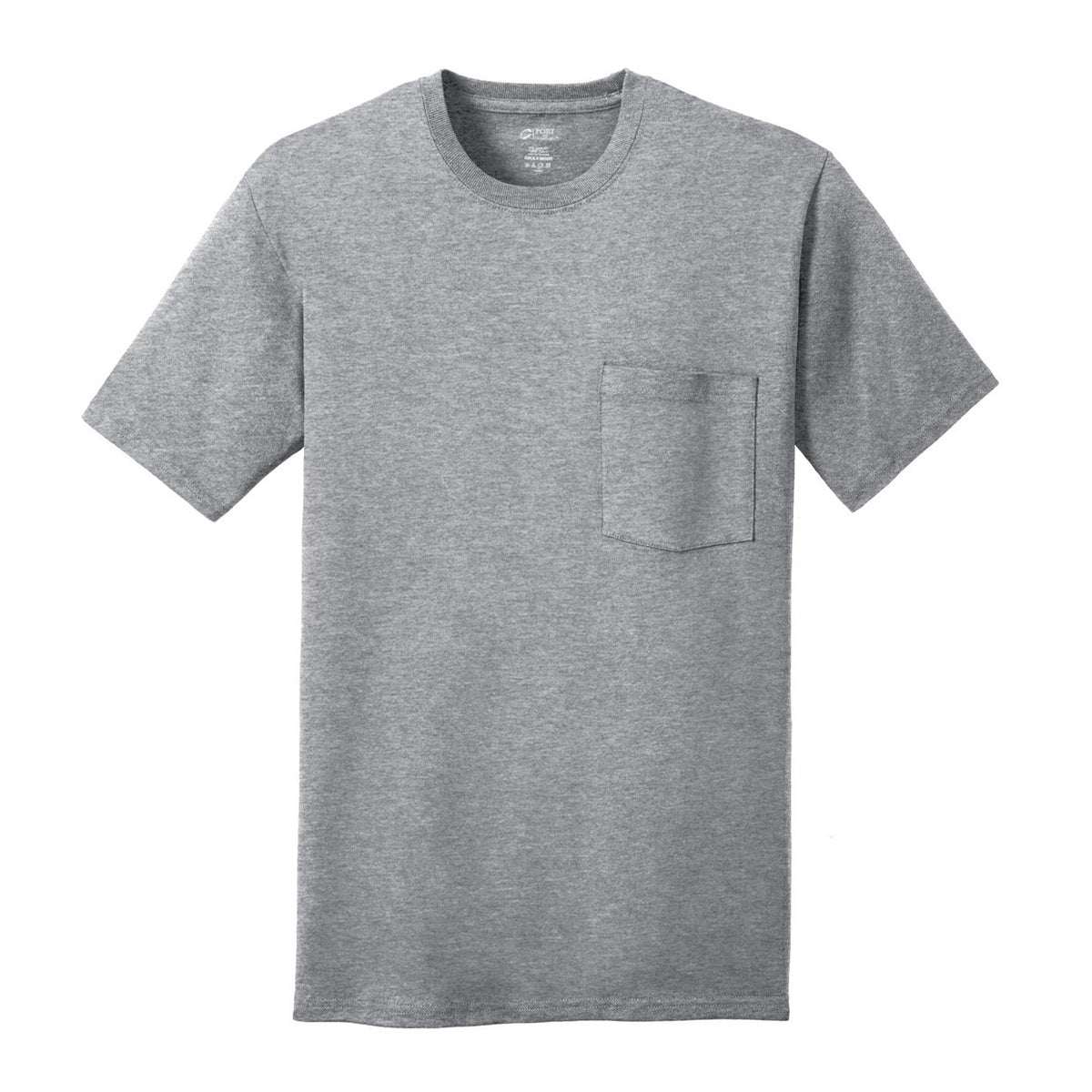 Ash T-Shirts - Soft Pocket Tee - Port & Company - Cozy Fit