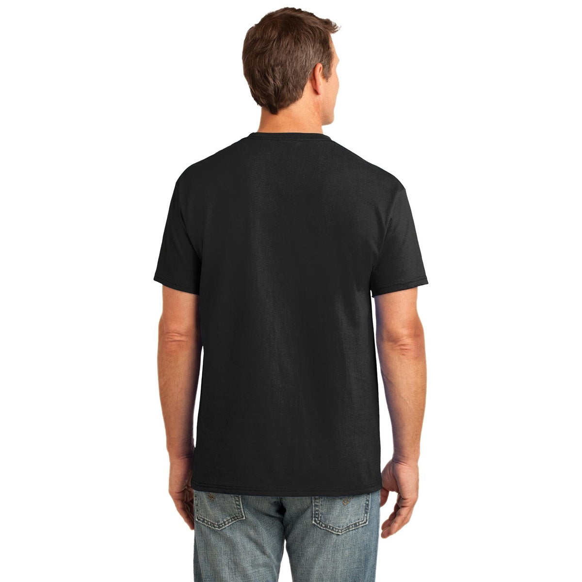Ash T-Shirts - Soft Pocket Tee - Port & Company - Cozy Fit