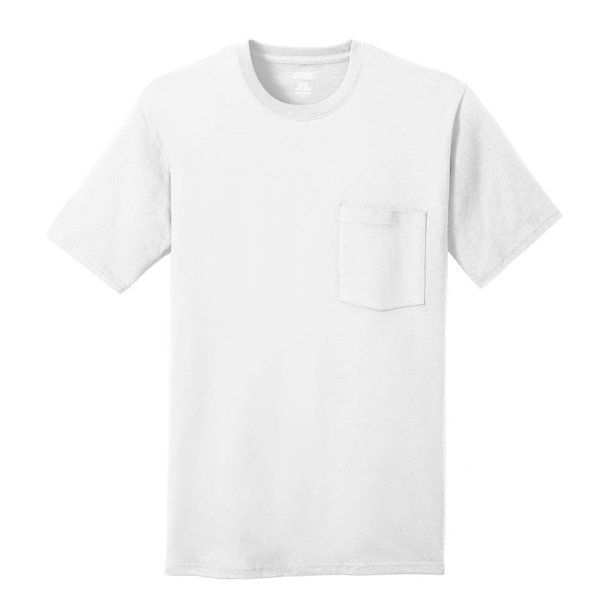 Ash T-Shirts - Soft Pocket Tee - Port & Company - Cozy Fit