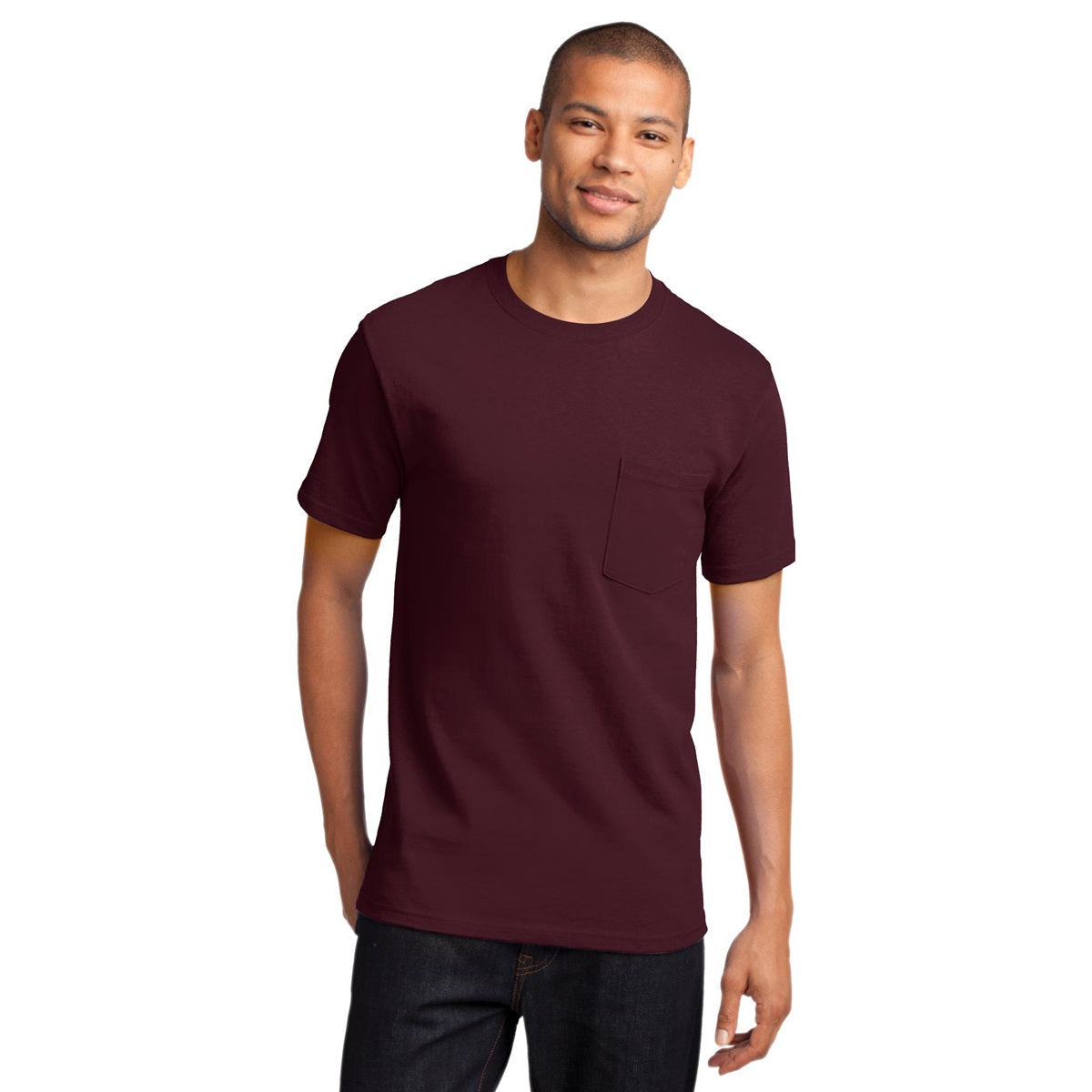 White T-Shirts - Port & Company - Soft Cotton Tee