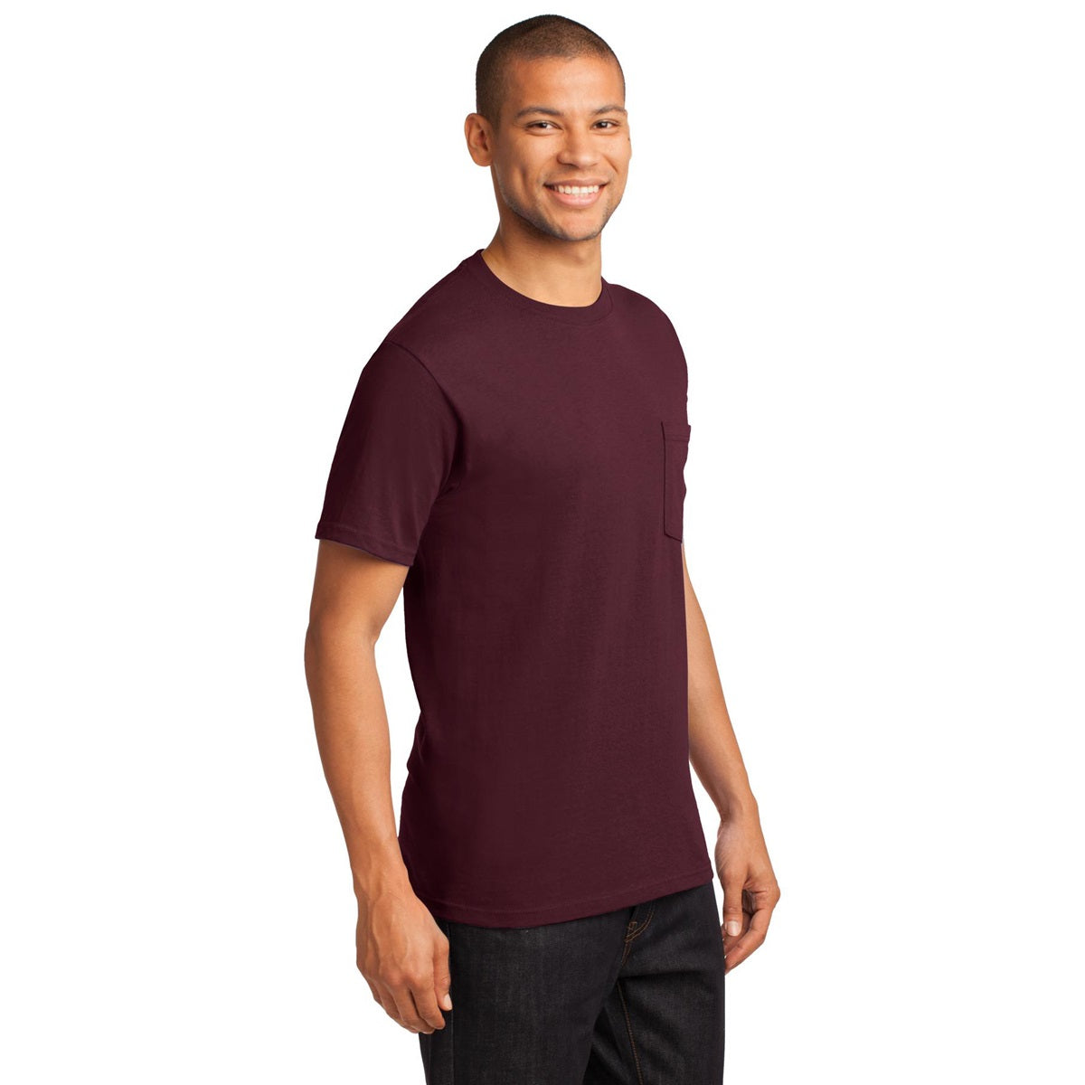 White T-Shirts - Port & Company - Soft Cotton Tee