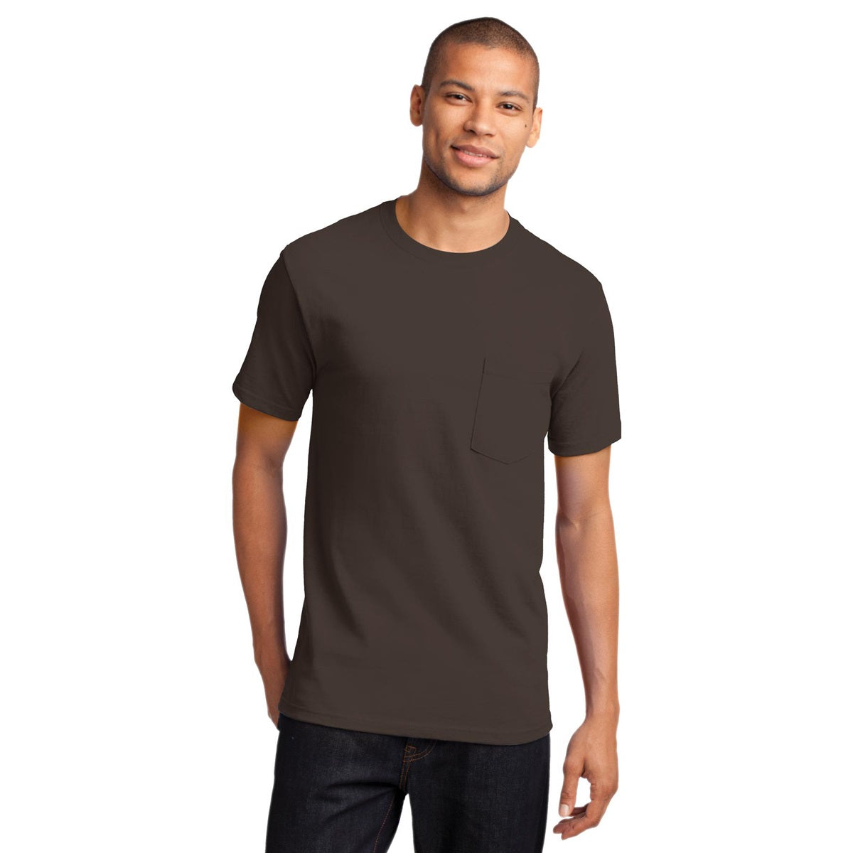 White T-Shirts - Port & Company - Soft Cotton Tee