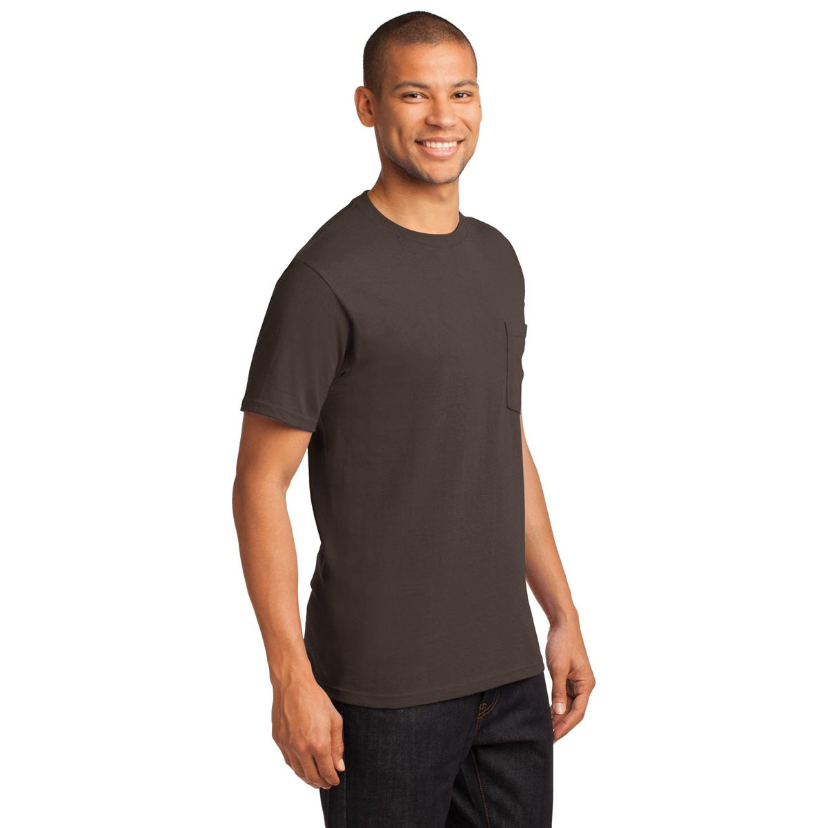 White T-Shirts - Port & Company - Soft Cotton Tee