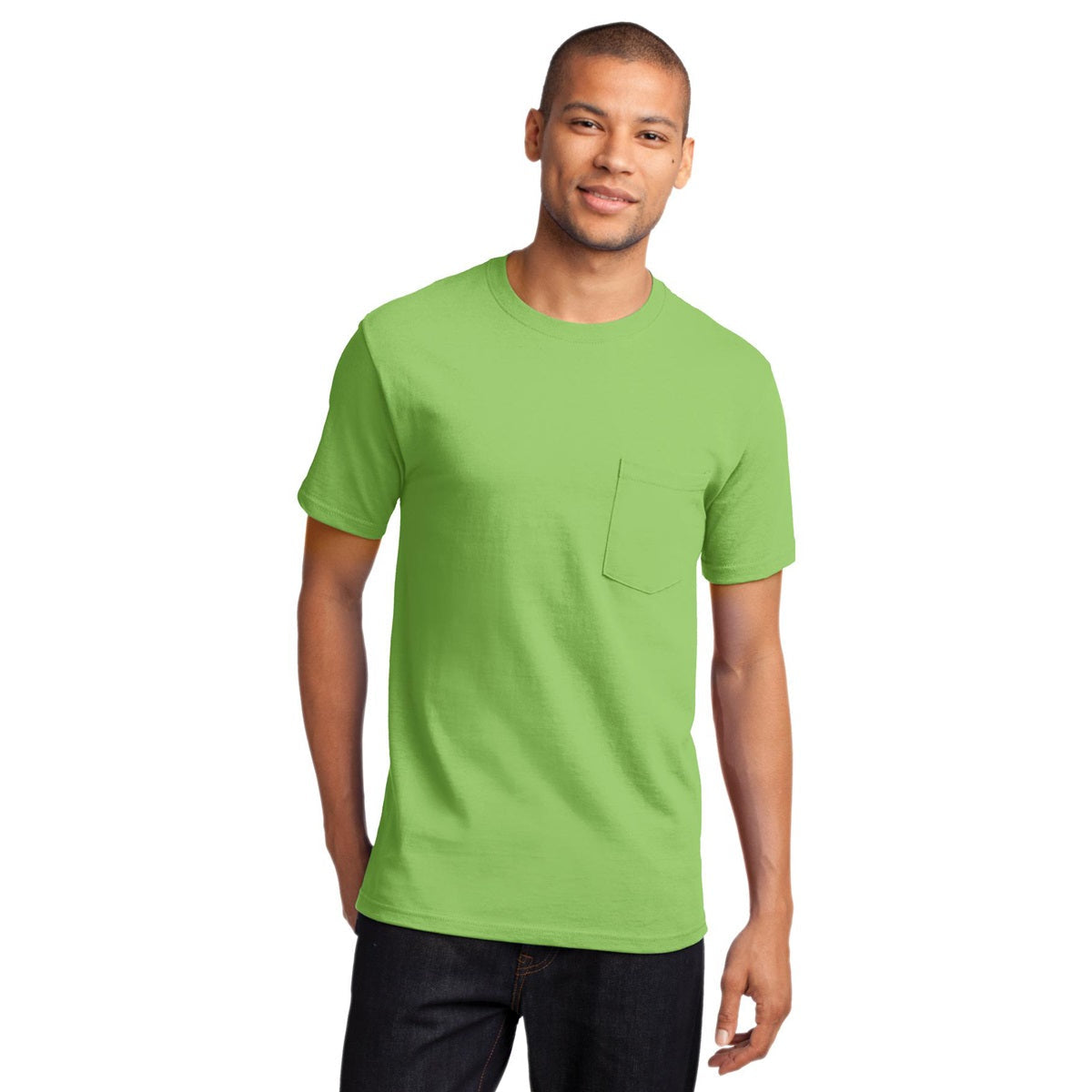 White T-Shirts - Port & Company - Soft Cotton Tee