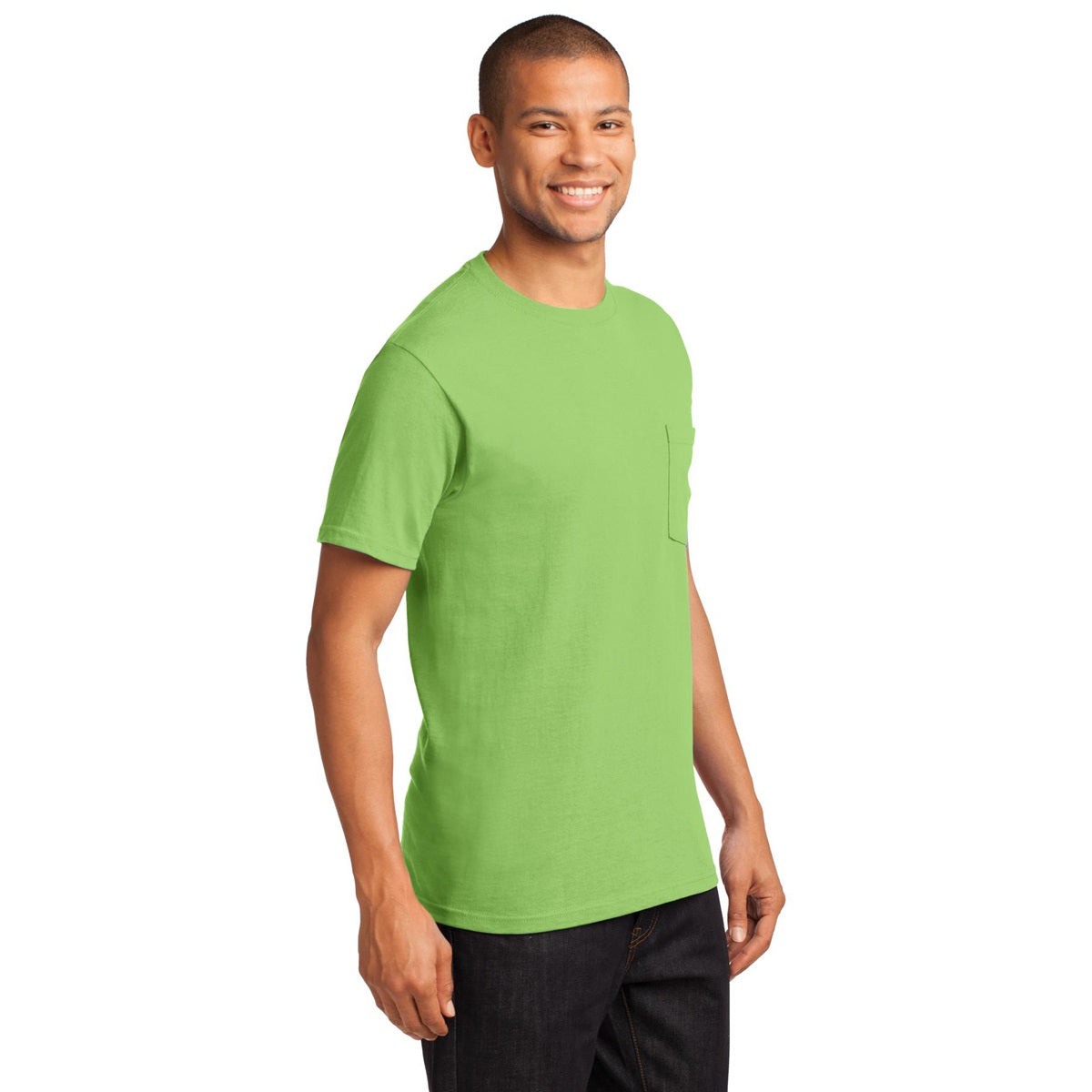White T-Shirts - Port & Company - Soft Cotton Tee