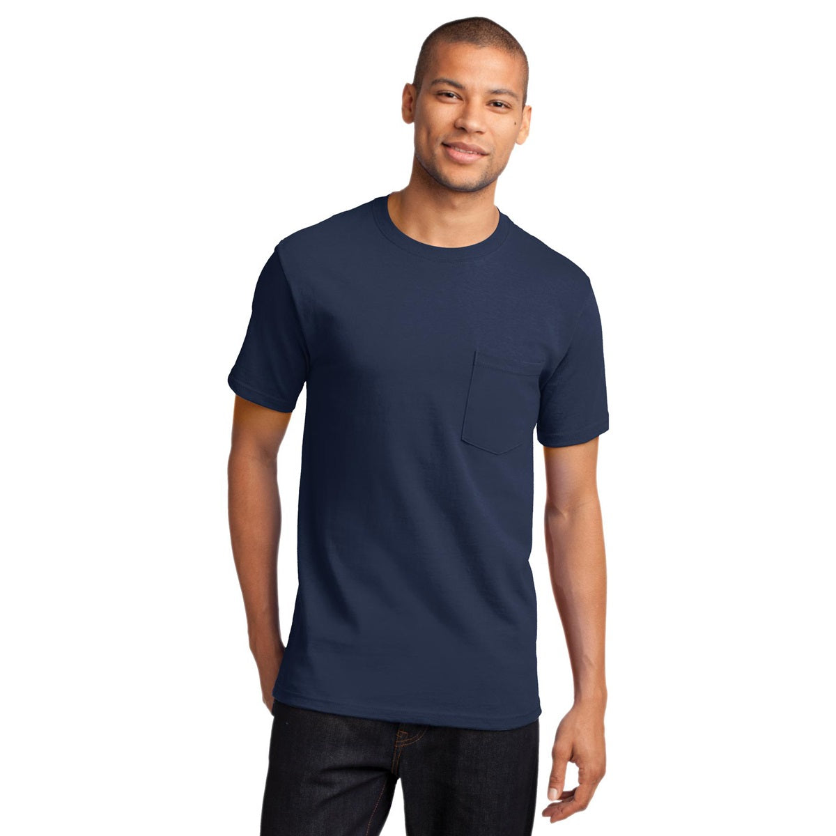 White T-Shirts - Port & Company - Soft Cotton Tee