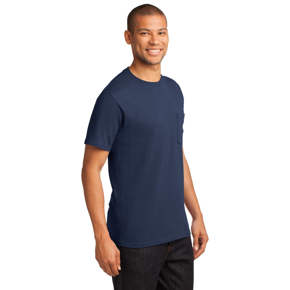 White T-Shirts - Port & Company - Soft Cotton Tee