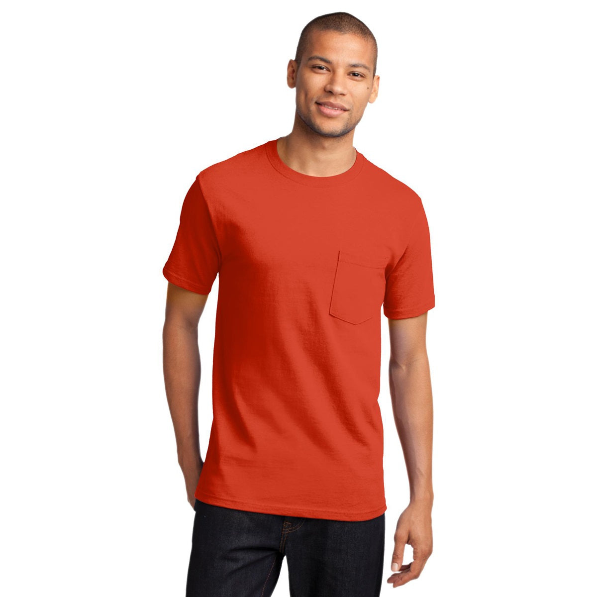 White T-Shirts - Port & Company - Soft Cotton Tee