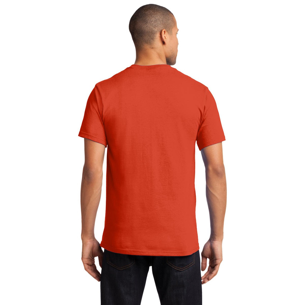White T-Shirts - Port & Company - Soft Cotton Tee