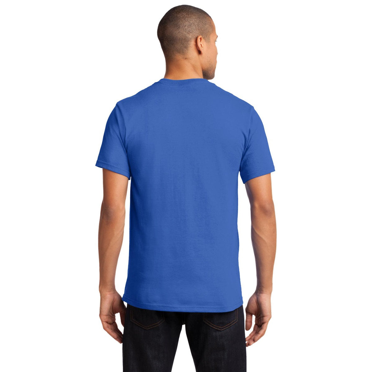 White T-Shirts - Port & Company - Soft Cotton Tee