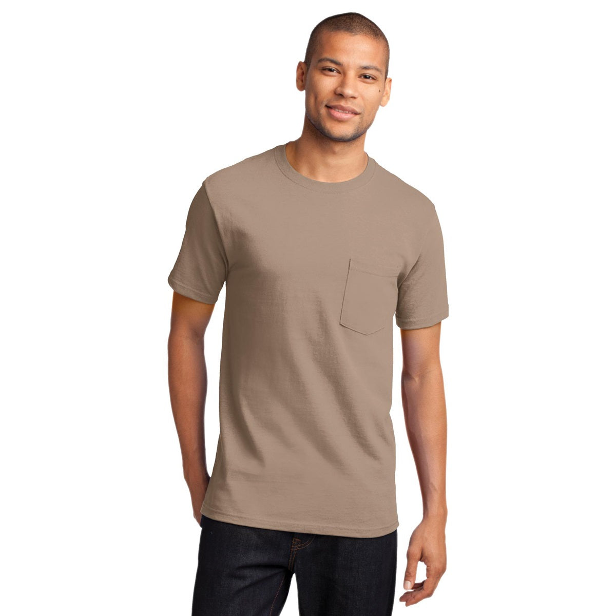 White T-Shirts - Port & Company - Soft Cotton Tee