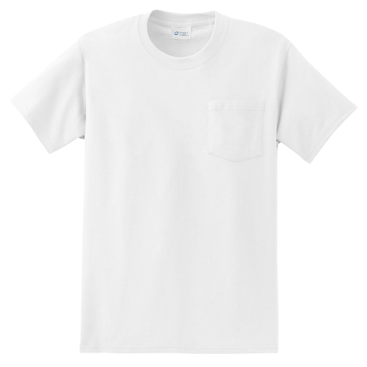 White T-Shirts - Port & Company - Soft Cotton Tee