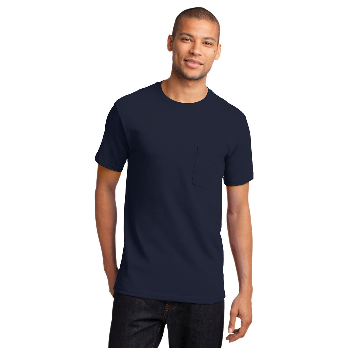 White T-Shirts - Port & Company - Soft Cotton Tee