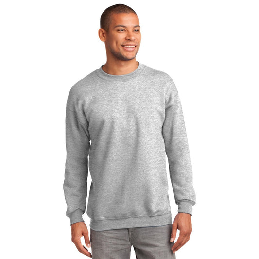 White Sweatshirts - Port & Company - Cozy Fleece - Comfort