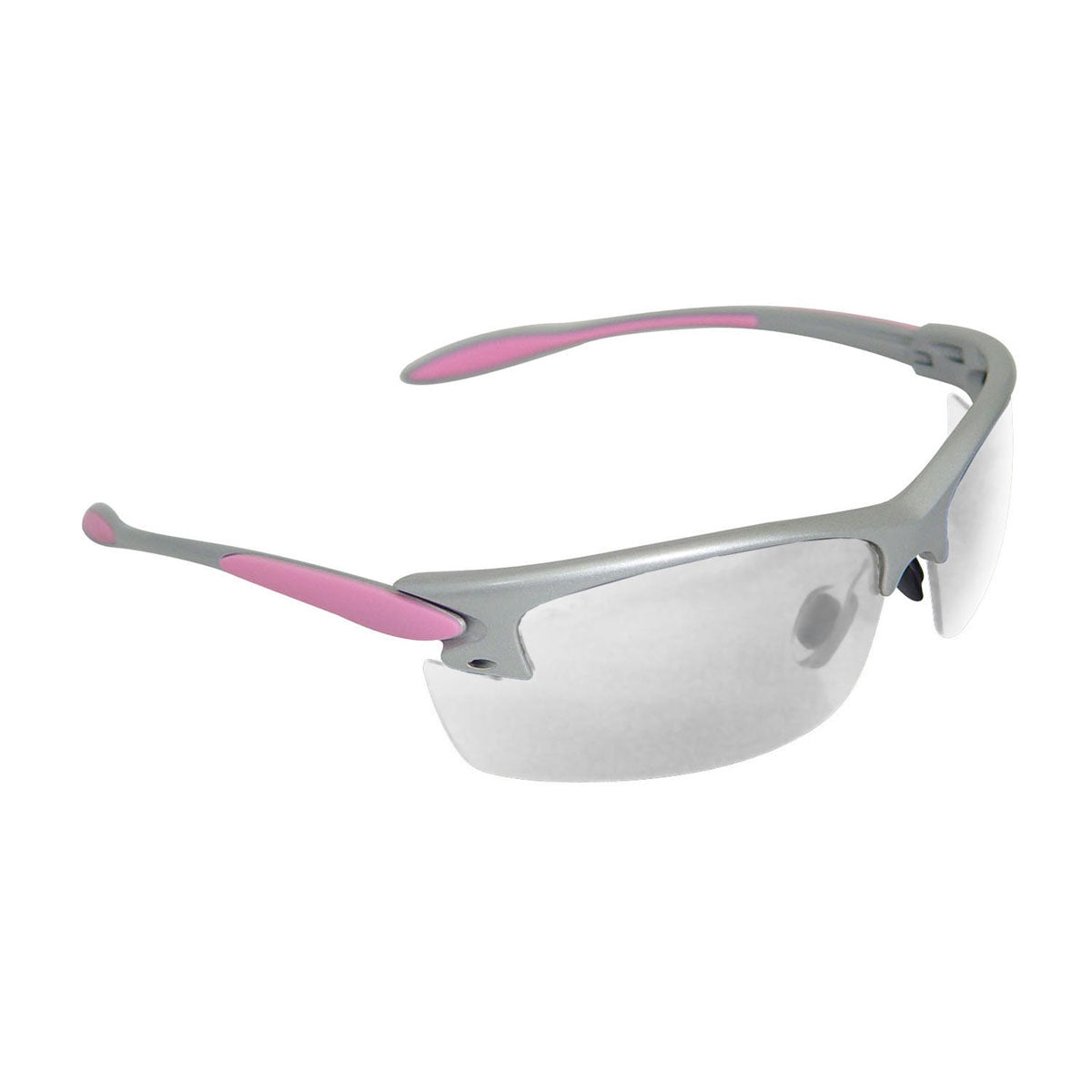 Clear Lens Glasses - Radians - Stylish Pink Frame