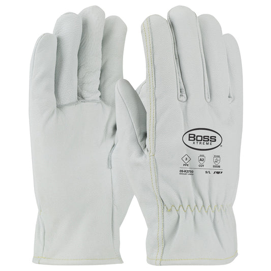 Kevlar Liner Leather Gloves - PIP - Goatskin Comfort