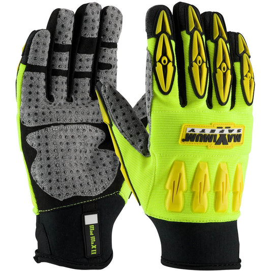 Black/Yellow Performance Gloves - PIP - Enhanced Grip