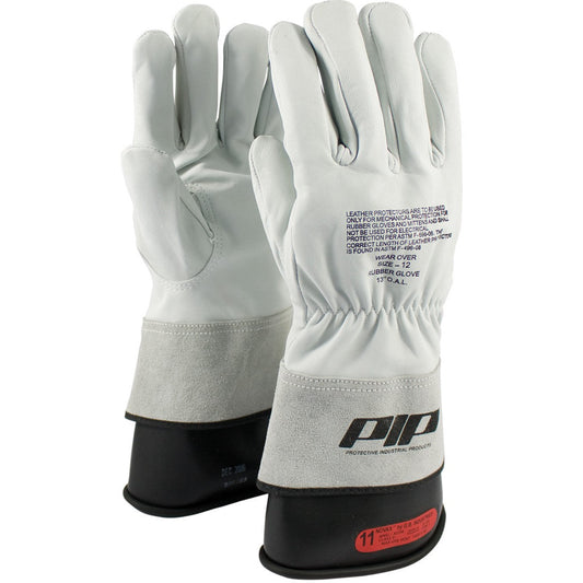 Gauntlet Cuff Leather Gloves - PIP - Soft Goatskin Leather