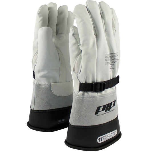 Gauntlet Cuffs Leather Gloves - PIP - Goatskin Protection
