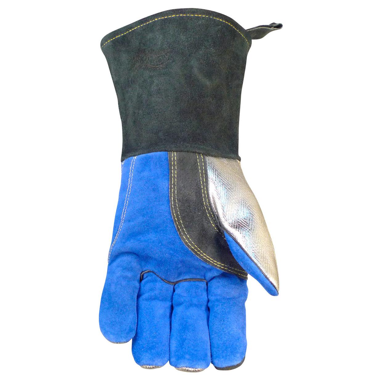 Gray Leather Gloves - PIP - Insulated Durable Design