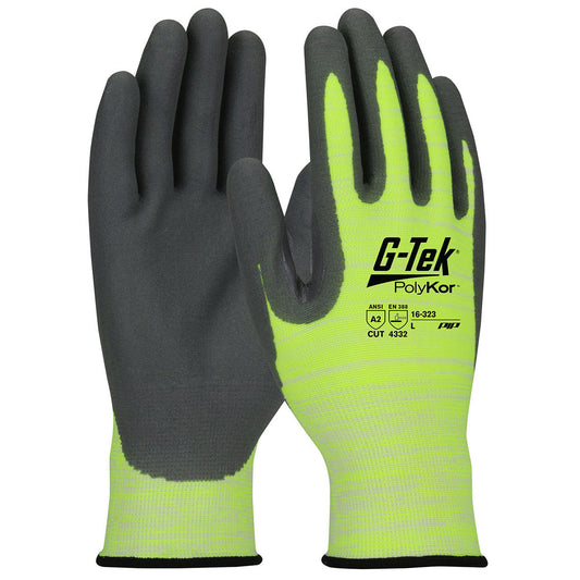 Nitrile Coated Grip Gloves - PIP - Hi-Vis Protection