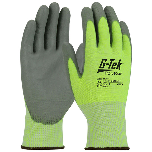 Polyurethane Coated Grip Gloves - PIP - Seamless Design