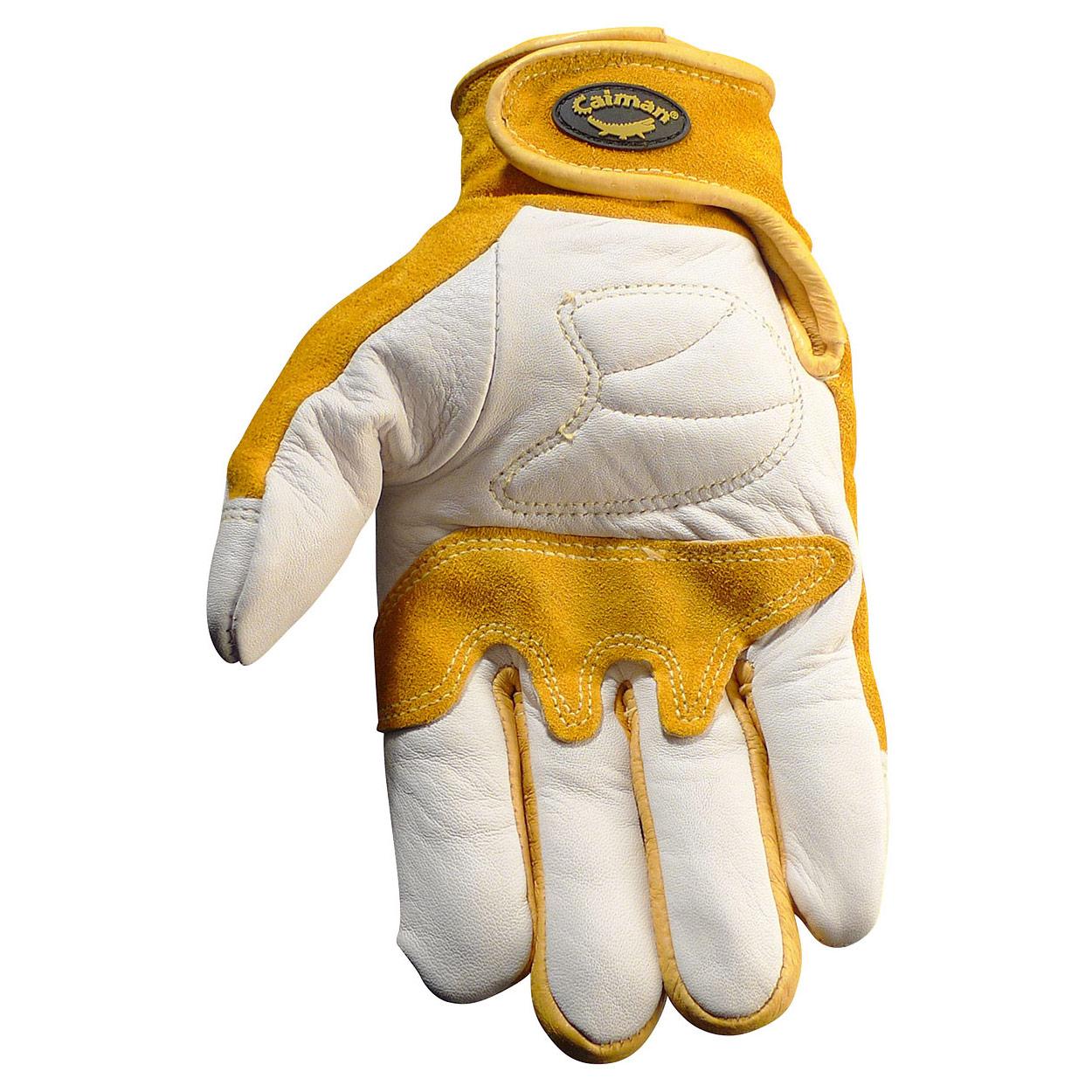 Yellow Leather Gloves - PIP - Unlined Cowhide Comfort