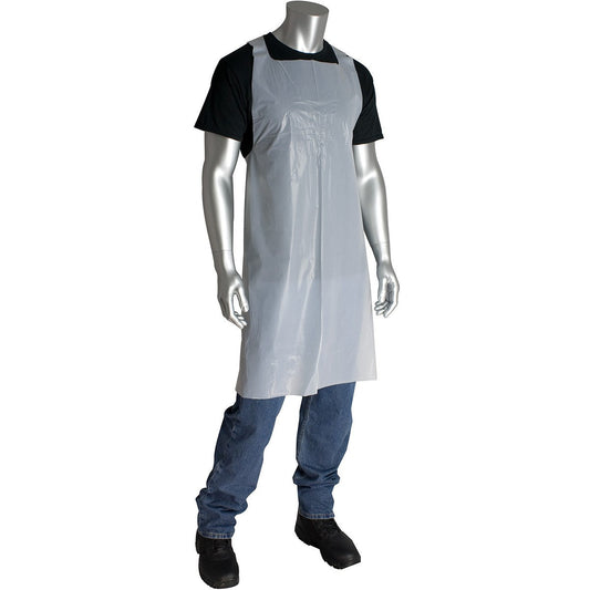 1.25 Mil Thickness Aprons - PIP - Durable Polyethylene