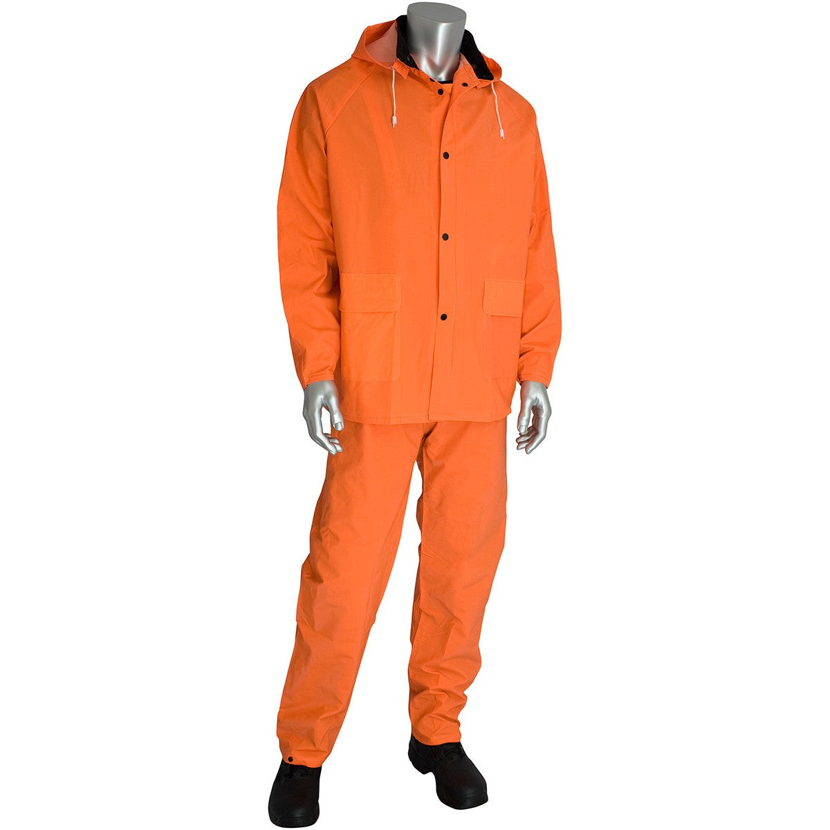 Hi-Vis Green Rain Suits - PIP - Durable Waterproof Design