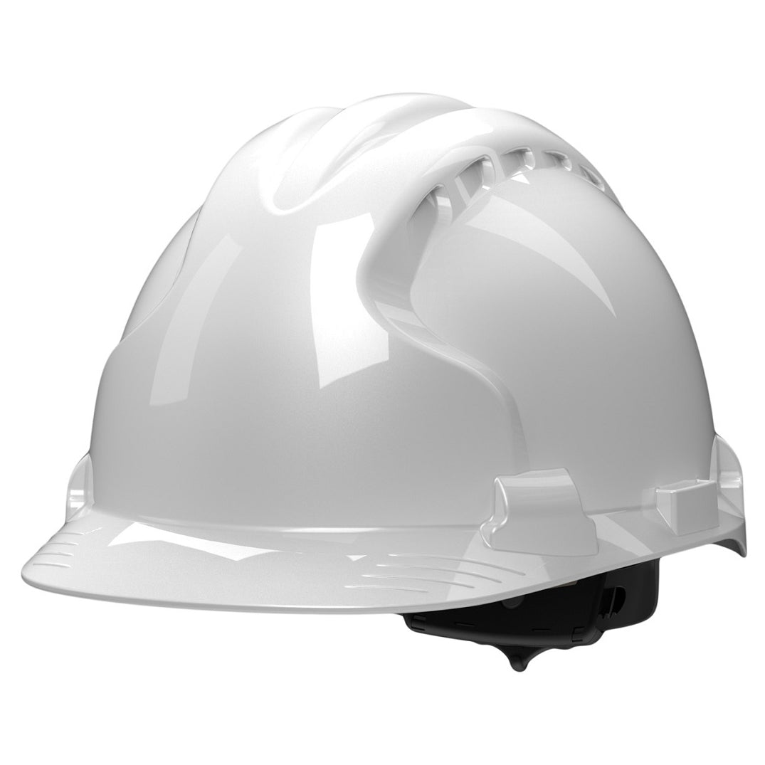 White Hard Hats - JSP - Comfortable Helmet Design