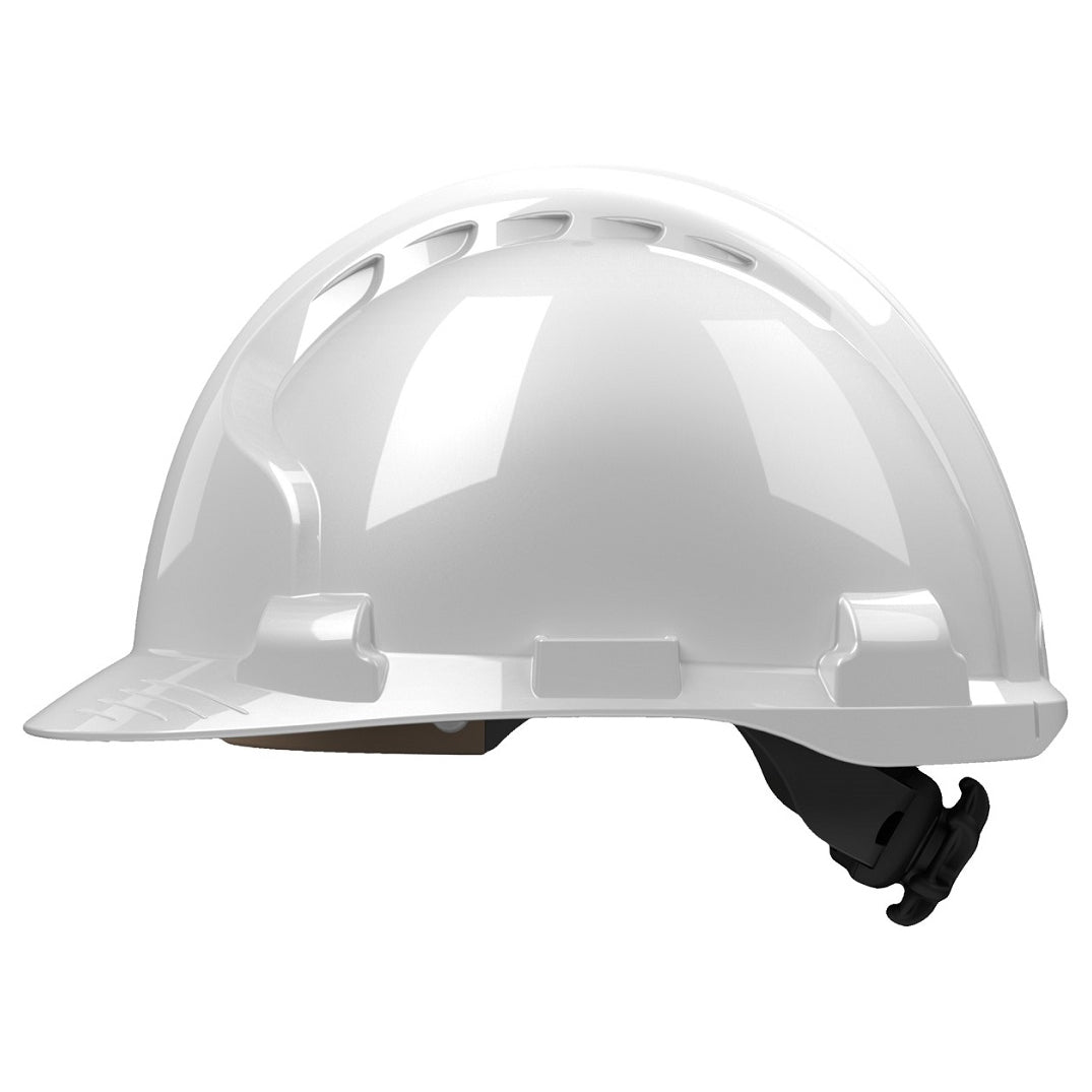White Hard Hats - JSP - Comfortable Helmet Design
