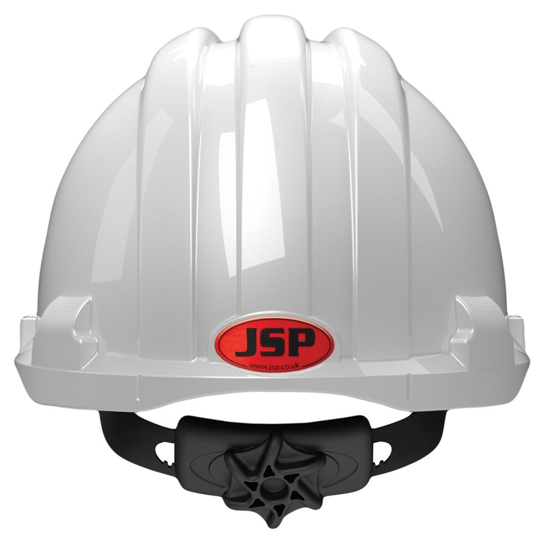 White Hard Hats - JSP - Comfortable Helmet Design