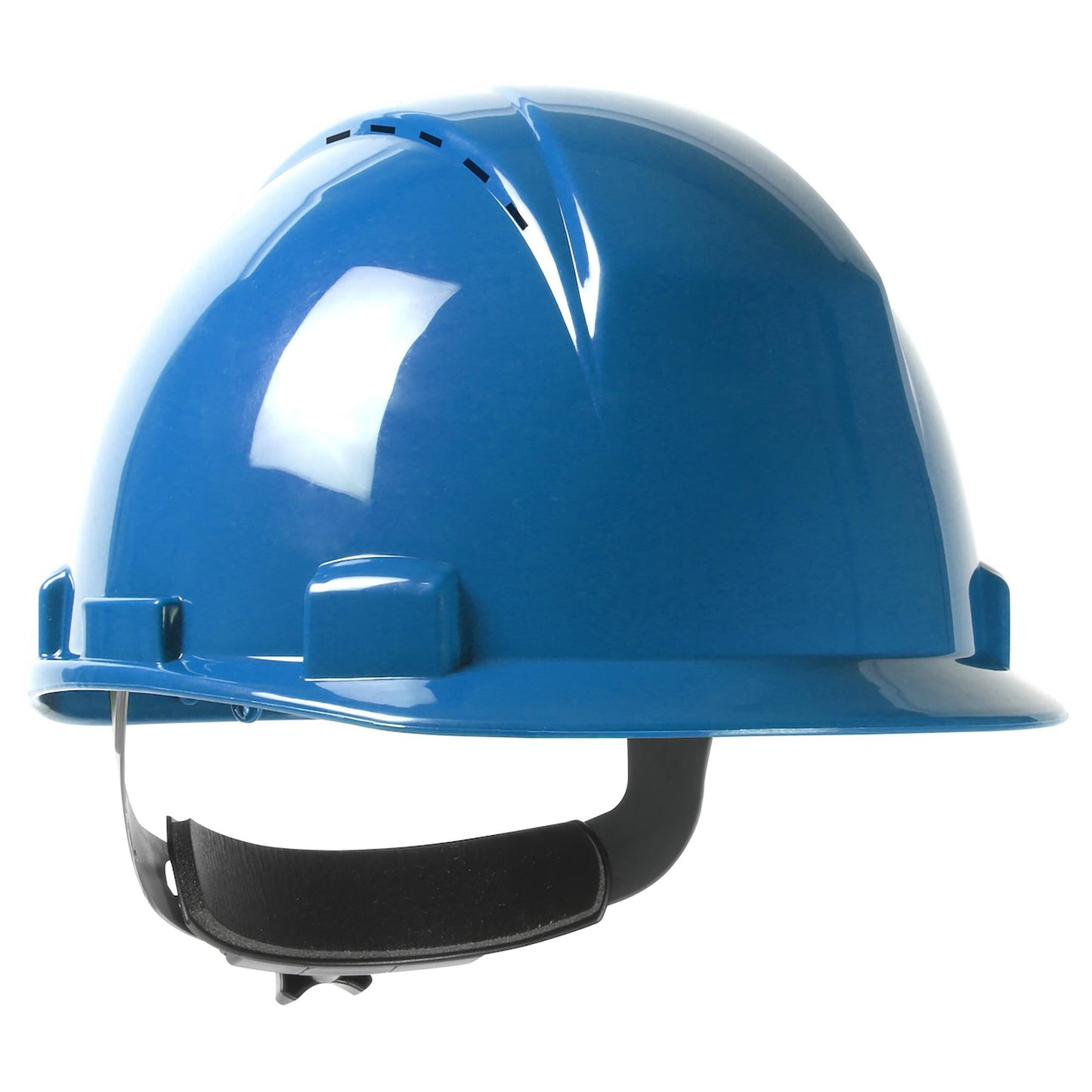 Light Blue Hard Hats - PIP - Vented Cap Style Safety